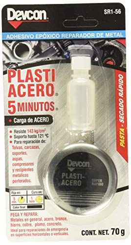 Herramientas, Home Improvement Devcon SR1-56 Plastiacero Pasta Lata, Rápido, 70 gr/02.46oz