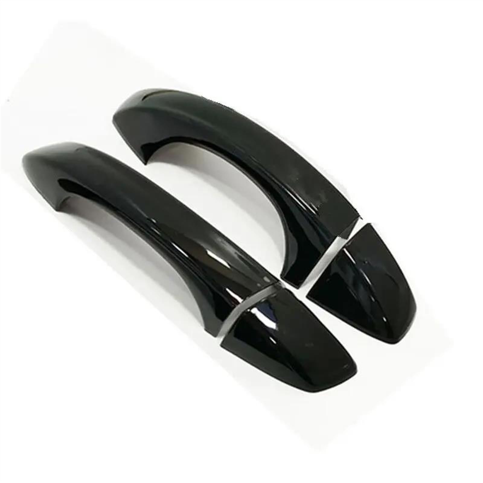 Noheeu Black Car Door Handle Cover Exterior Trim Decoration Accessories Abs For Scirocco 3 Mk3 2008-2015(Black)