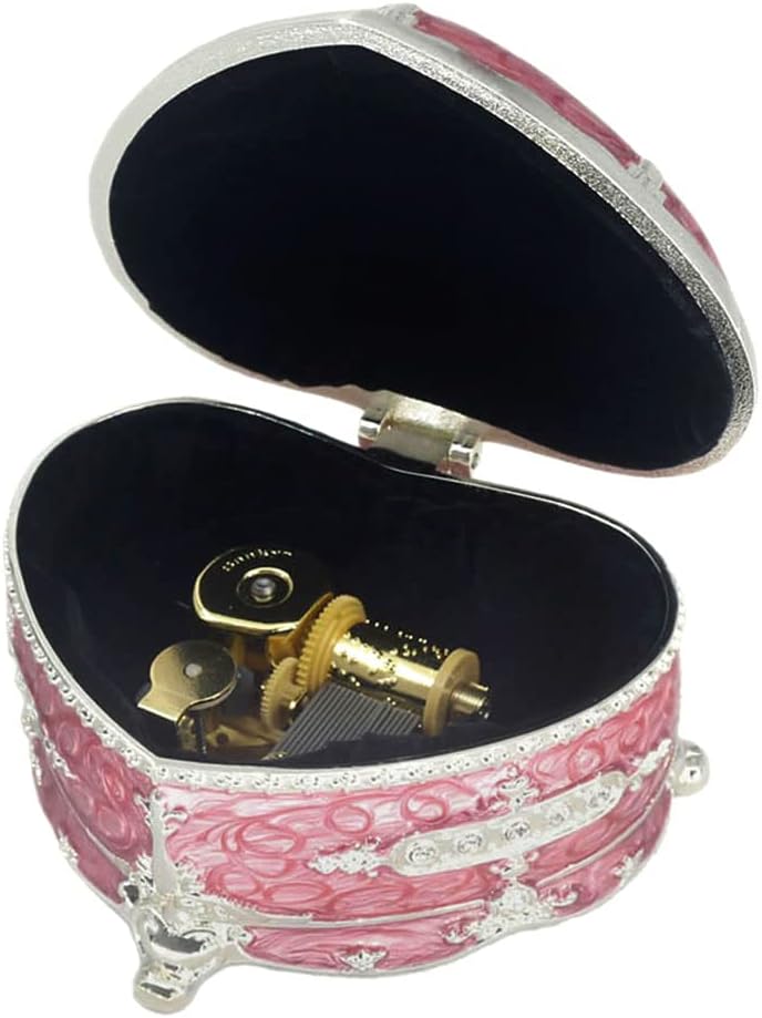 Boutique Embossed Metal Music Box E