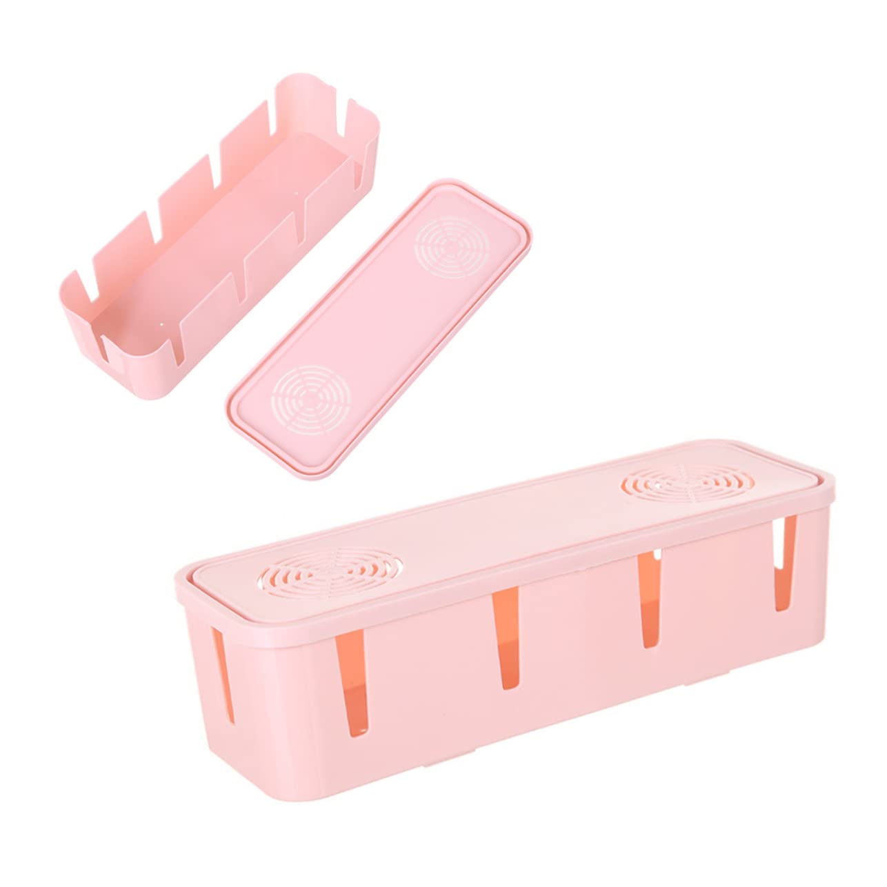 Housoutil Plug Socket Safety Box Cable Box Organizer Power Strip Socket Anti-Static Cable Management