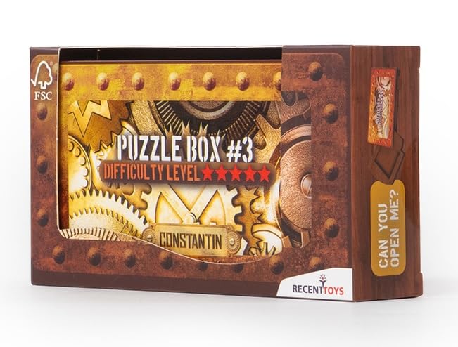 Amazon.com: Recent Toys Constantin Puzzle Box #3 - Find The