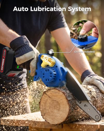 Image of 8 inch Mini Chainsaw with 1000W Brushless Motor