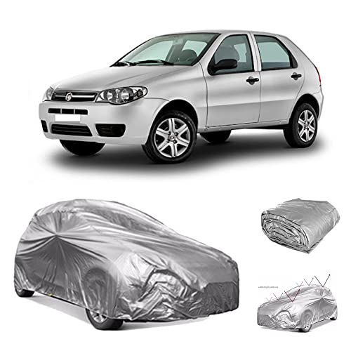 Capa Para Cobrir Carro PALIO Forrada, Impermeável, Anti-U.V. - Protege do Sol, Chuva e Poeira - LOPEZCAR