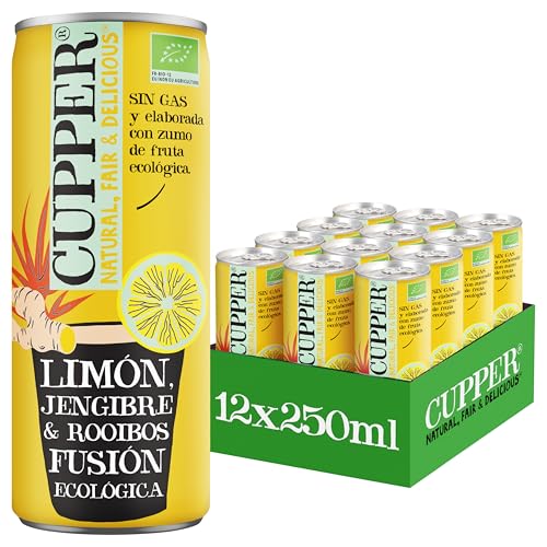 CUPPER BEBIDA DE JENGIBRE, LIMON Y ROOIBOS, 250 ml