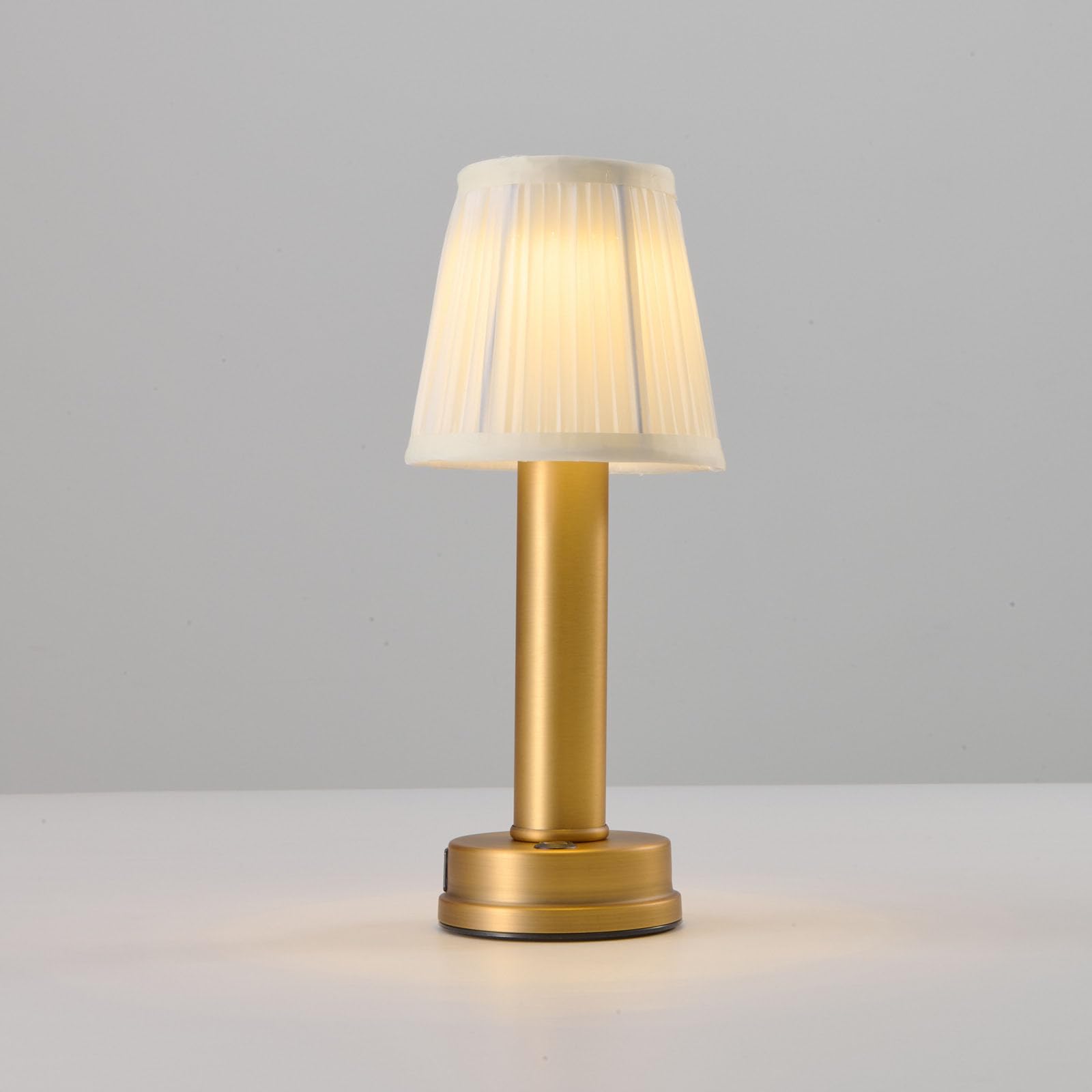 LOGT Dimmable Table Lamp Cordless, LED Table Lamp Vintage Touch Control Portable USB Bedside Lamp 3 Color Changing Desk Lamp for Restaurant, Bedroom, Party, Camping, Coffee House