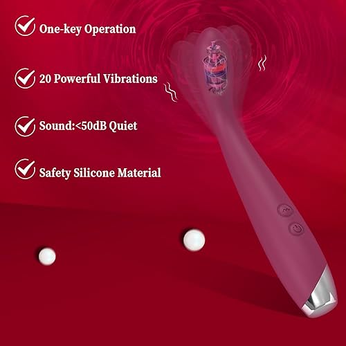 Vista 7 de Vibrador de punto G para mujer, 20 modos de clímax, impermeables, vibradores de dedos, juguetes sexuales, estimulador de clítoris para pezones