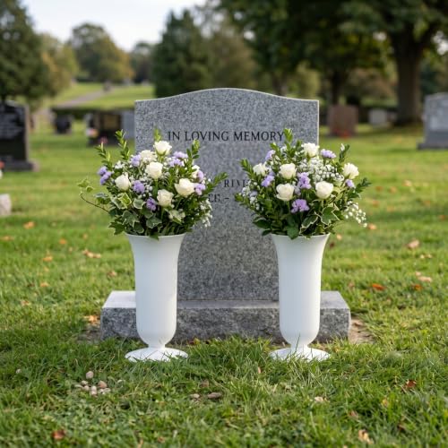 2 Jarrones de cementerio con pinchos para mantener vivo su tierno recuerdo 3