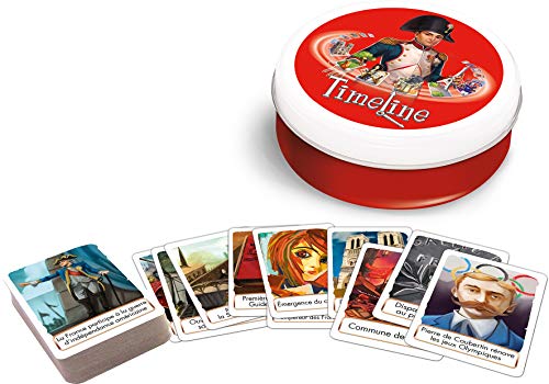 Asmodee- TIMELINE HISTOIRES DE France, Multicolor, Taille Unique (TIMECOFR) , color/modelo surtido