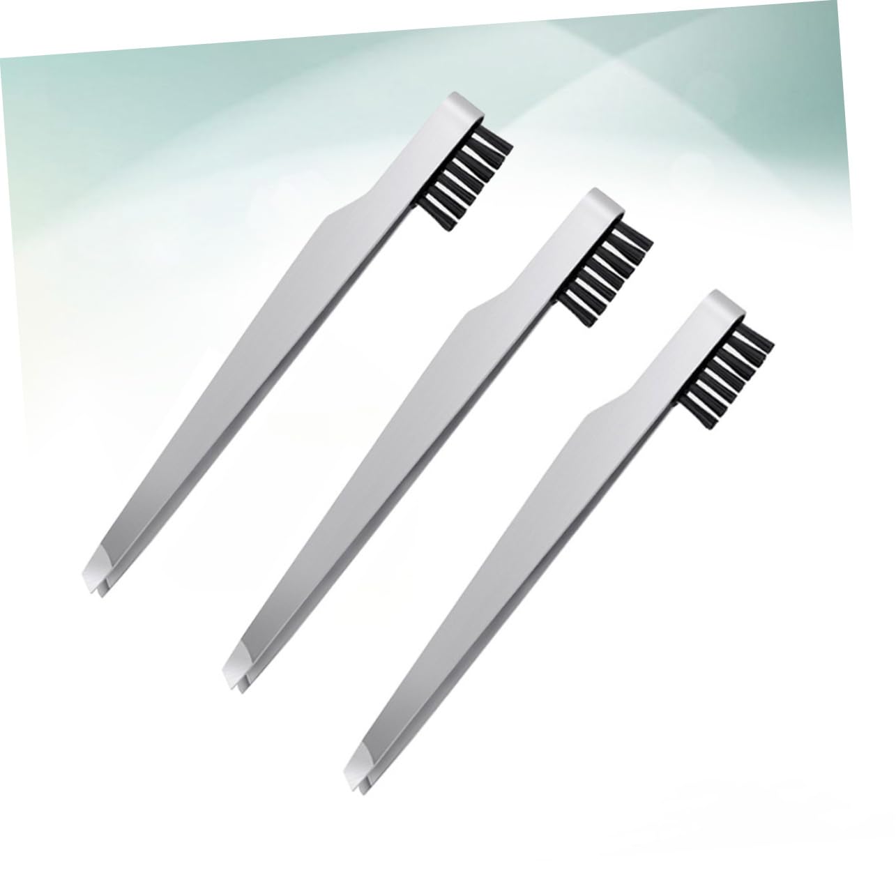 FOMIYES 3PCS Stainless Steel Eyebrow Tweezers Straight Design for Precise Makeup Application Portable and Lightweight Eyebrow Clamps Essential Cosmetic Tool for Silver