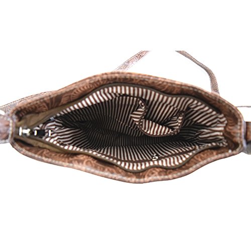 Western Style Horse Purse Embroidered Floral Rhinestone Studs Crossbody Handbags Cowgirl Country Women Single Shoulder Bag4