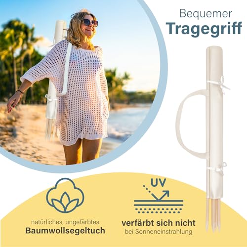 Windschutz Camping Sichtschutz Strand, Mobiler Strandwindschutz 5m, Windfang Camping Sichtschutz