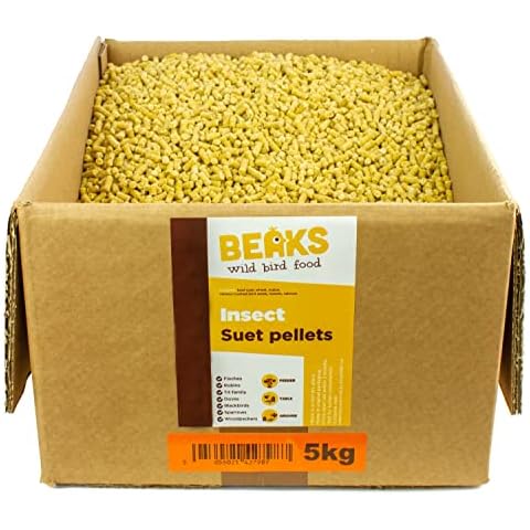 BEAKS wild bird food Suet feed pellets 5kg INSECT Cover