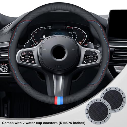 2025 Nappa Leather Car Steering Wheel Cover for BMW X3 X5 X1 X4 X7 X6 2 5 3 7 8 4 M2 M3 M4 M5 M6 M8 Series IX 328i 528i 535i 530i 540i 320i 330i 325i e90 e60 f30 Accessories - Image 3