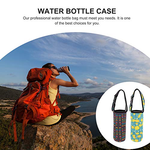 Hemoton 2 peças de pano de vidro para garrafa de água e garrafa de água com isolamento térmico para