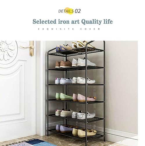 Étagère à chaussures extensible au design métallique soigné et durable