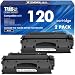 Cool Toner 2 Pack Compatible Canon 120 Cartridge 120 (2617B001AA) Black Toner Cartridge For Canon imageClass D1150 D1180 D1320 D1350 Printer