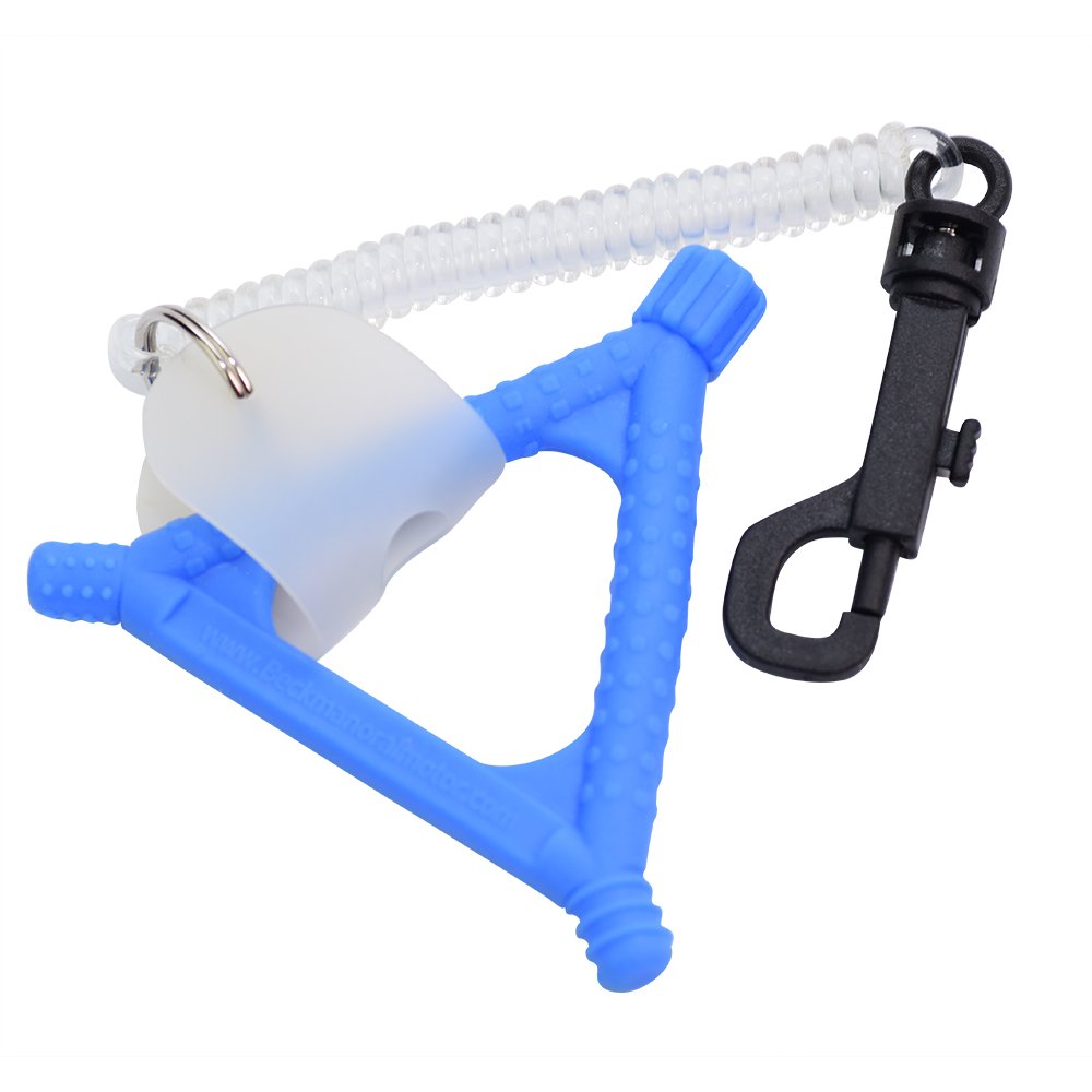 Springz Chewy Holder Aqua with Natural Strap