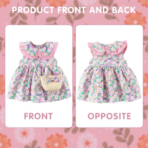 Image of Zibuyu Baby Girl Clothes with Bow Headband