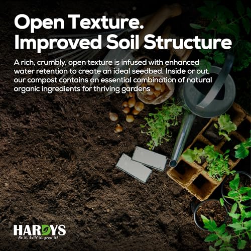 Hardys 60L Multi Purpose Compost - Potting & Seed Compost for Outdoor Plants | All Purpose Indoor Plants Potting | Nutrient Rich Fertiliser for Garden, Pots, Planter Beds - Image 6