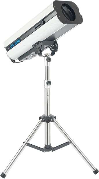 Stage Spotlight, 350W Follow Spot Light with Tripod Bracket Spotlight Lamp Dual Control StageLight, Stand Party DJ Disco Light Beam for Wedding Birthdays Christmas Party. 350W 328ft