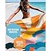 VENTURE 4TH Microfiber Beach Towel: Quick-Dry, Compact, Sand-Free, Absorbent, Sandproof and Lightweight - Perfect for Camping, Beach, and Roadtrips (Sky's The Limit Design | 35x78 inches)