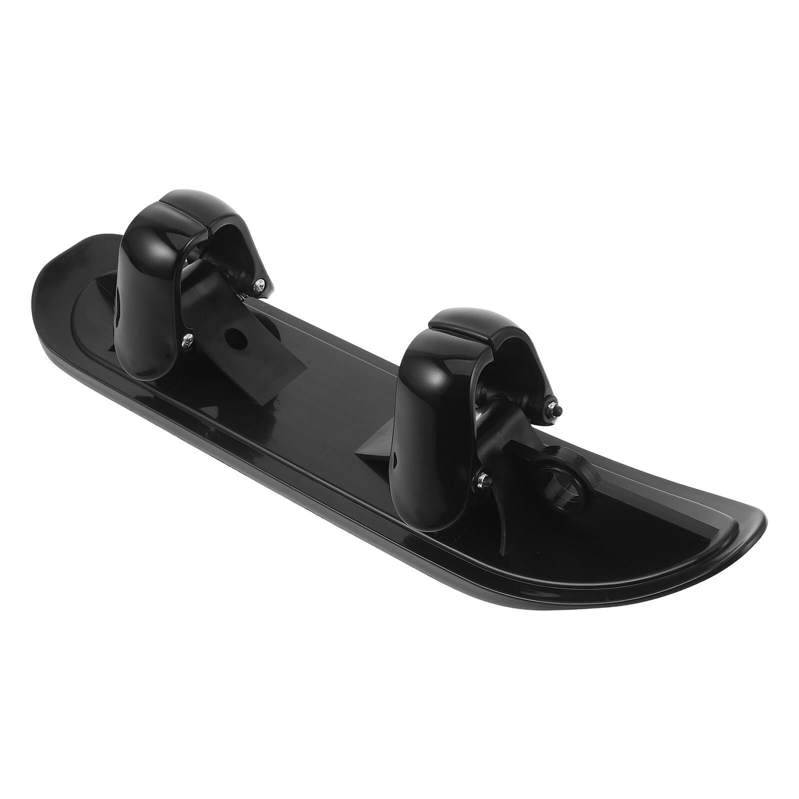 Tabla de Trineo para Cochecito de Ñiño Negro, Accesorio de Esquís de Nieve para Ruedas de 12 a 50 Cm, Kit de Esquí Portátil para Andadores y Patinetes, Adecuado para Actividades