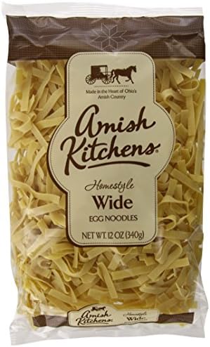 Amish Kitchens Noodles, Wide, 12-Ounce Bags (Pack of 12)