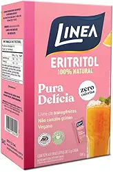 Linea Adoçante em Pó Eritritol 100% Natural 40 sachês