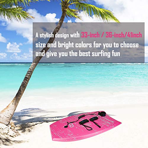 image for WOOWAVE Bodyboard 33-inch/36-inch/41-inch Super Lightweight Body Board