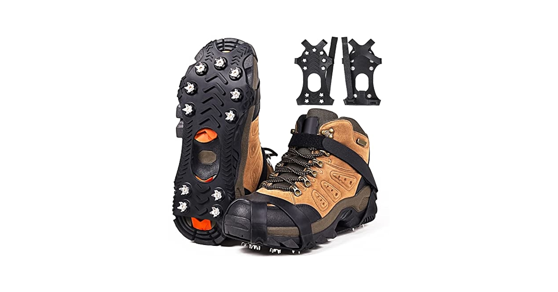 Amazon.com: ZUXNZUX Crampons, Ice Cleats for Shoes and Boots