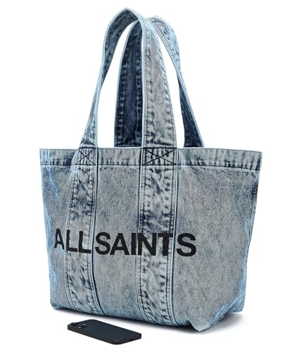 Bolso Tote de mezclilla AllSaints Izzy miniatura 3