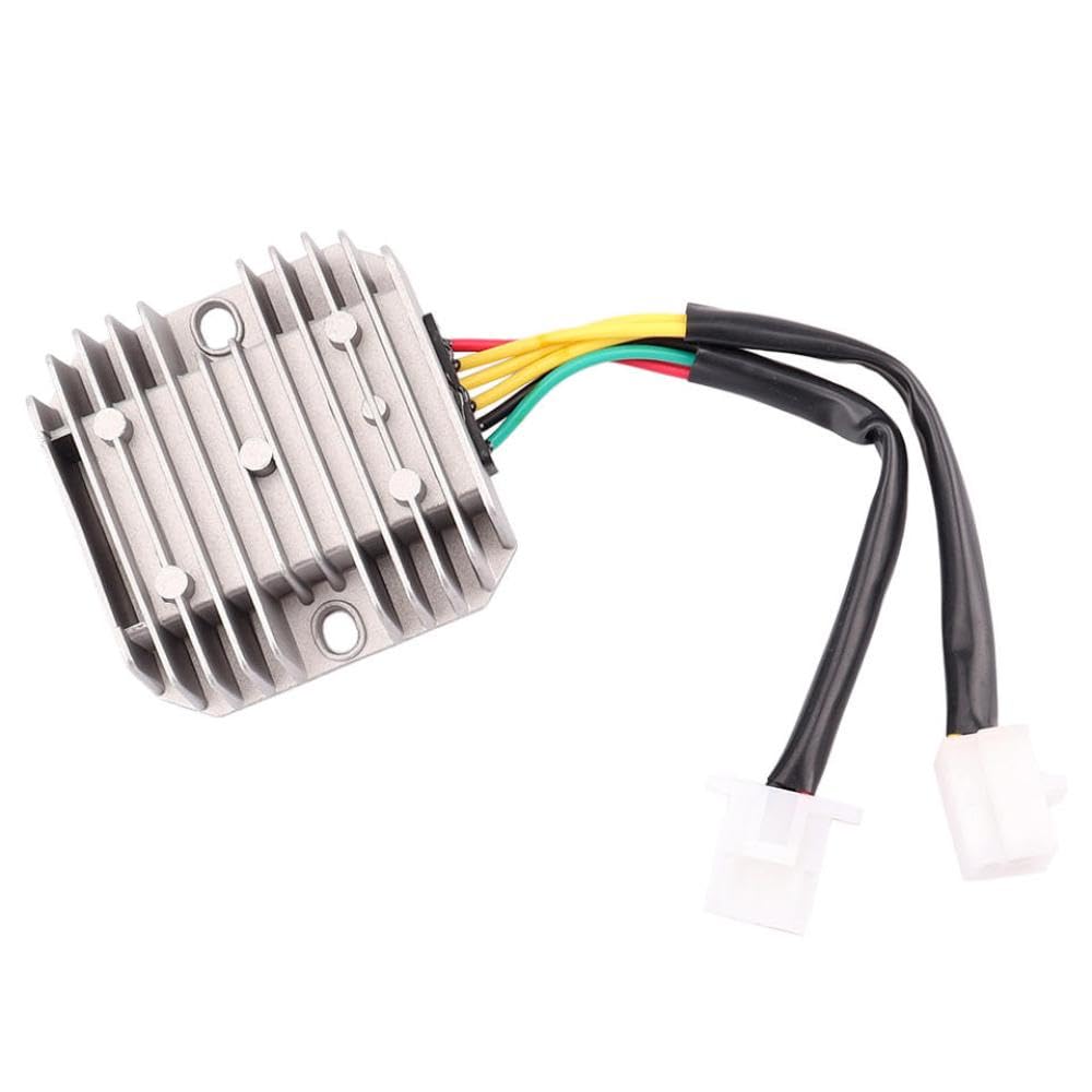 Redresseur de régulateur de Tension 12V, 6 Fils, Compatible avec GY6 50cc 125cc 150cc 250cc, cyclomoteur ATV et Motos similaires