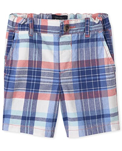 The Children's Place,Baby and Toddler Boys Printed Chino Shorts,Blood Orange,6-9MONTHS - image 1