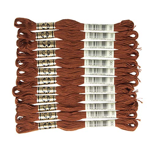 Image of DMC 6-Strand Embroidery Cotton Floss, Very Dark Mahogany