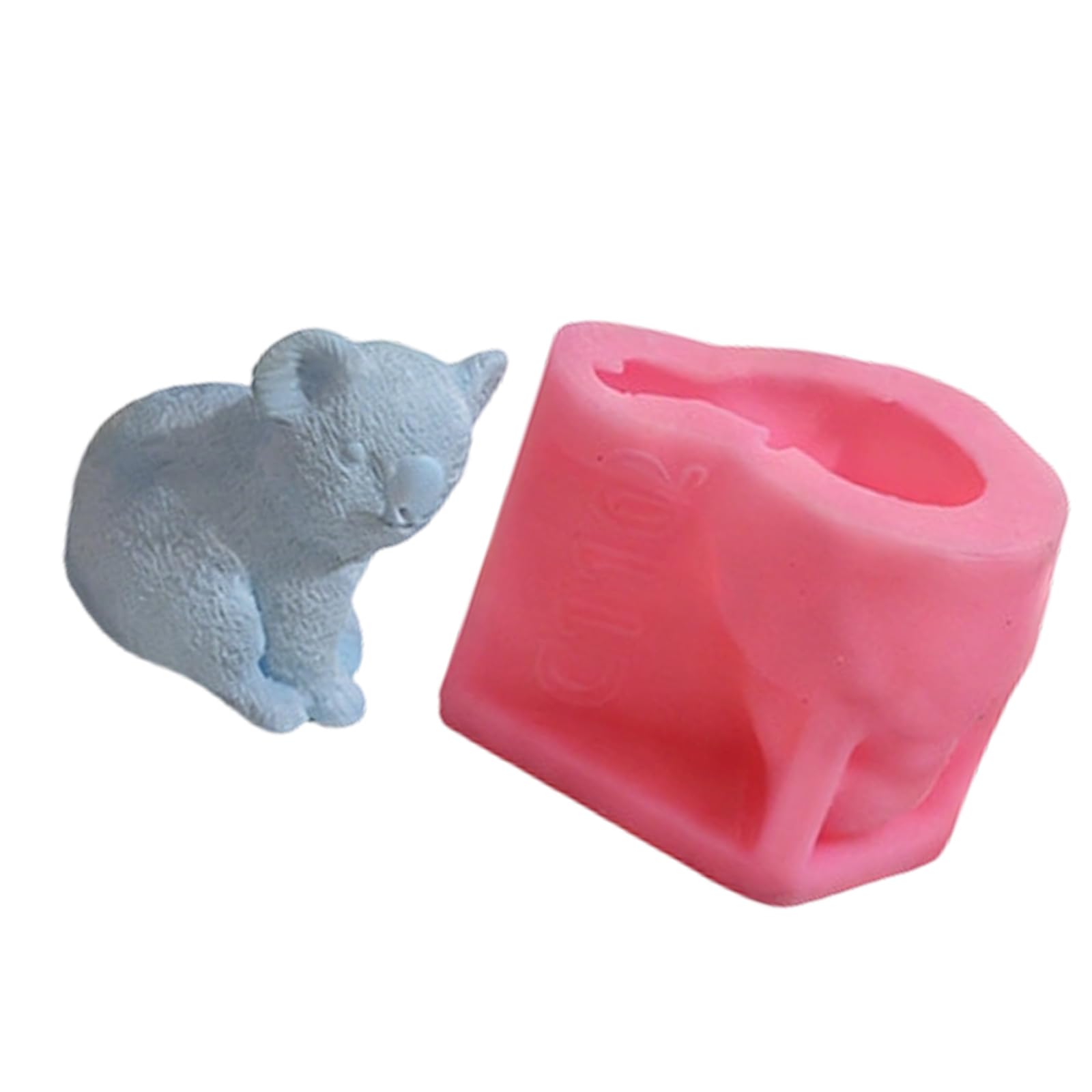 NVOQILIN Artistic Animal Shaped Silicone Featuring Pigs Koala and Bird Pattern Suitable for and Craft Silicone Animal for Craft Including Pigs Koala and Bird Shape for Soap Making