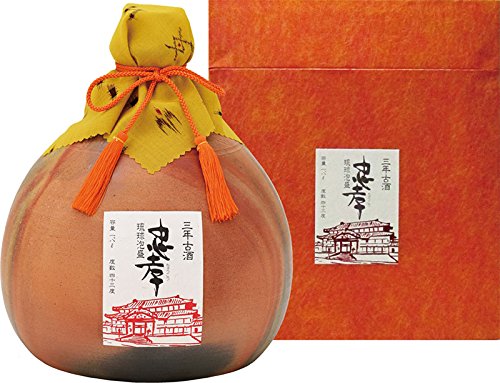 Amazon.co.jp: 泡盛 忠孝 琉球城焼 一升甕 3年熟成古酒 3年 43度