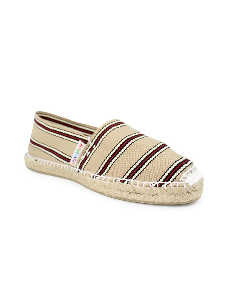 Espadrilles Couleur Corde avec Rayures