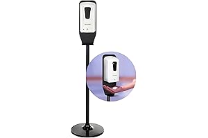 Alpine Touchless Floor Stand Hand Sanitizer Dispenser