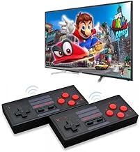 Extreme Mini Plug & Play Wireless Game Box HD 1080p TV Retro Video Game for Kids 620 Extreme Mini Game Box(8 Bit Retro Games)Tv Game Set for Tv Gaming 2 Player Wireless with Classic Inbuilt,Black