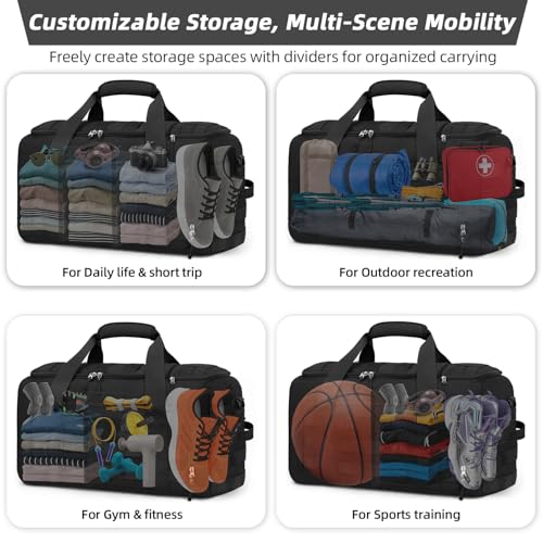 ZOMFELT Tactical Gym Duffle Bag