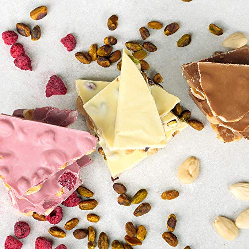 KERNschmelze Schokoladen-Tafeln - Manufaktur Bruchschokolade 350g - Zart schmelzende weiße Schokolade mit Mandeln… – Bild 6