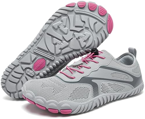 HOBIBEAR Barefoot Shoes for Women Men Wide Toe Box Zero Drop Cross-Training Minimalist Unisex