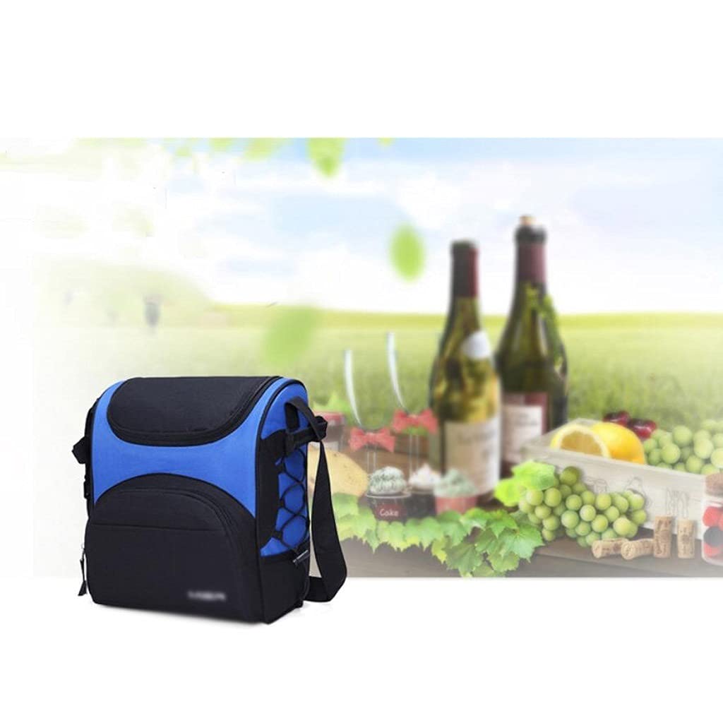 Borsa da Picnic Borsa da Picnic One Spalla Messenger Outdoor Picnic Zaino Grande capacità Pranzo Isolante Pacchetto Pocket Multifunzionale Design Tascabile Cestino da Picnic per (Color : A)