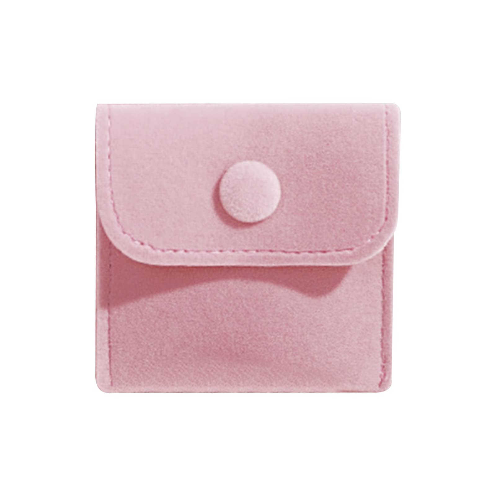 Haodream Jewelry Pouch Storage Bag Rings Button Bag with Snap Watch Storage Gift Pack Pouch Watch Organizer Jewelry Pouches Organizer