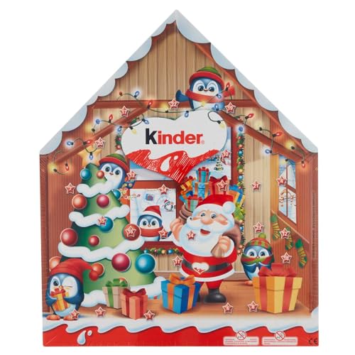 Kinder Calendario de Adviento Chocolate Casa de Navidad 184g