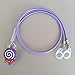 BTE Hearing Aids Clip Safty Protection Accessory @ Replaceable Silicone Loop (Purple)