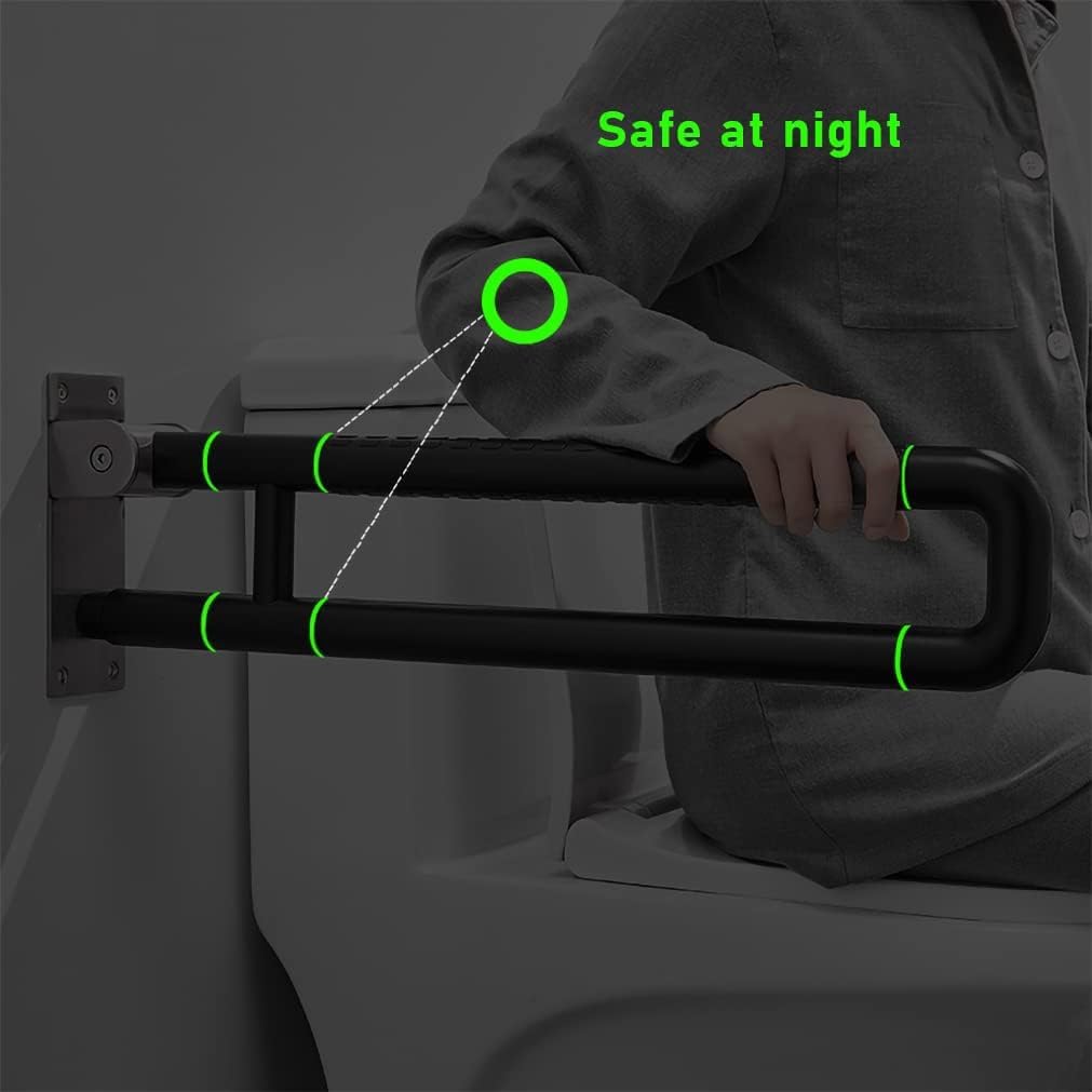Asidero de baño para salir de la bañera Asidero plegable para minusválidos y discapacitados, asidero de baño para mayor estabilidad, asidero de seguridad y barra para el lavabo