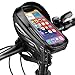 NIVEOLI Sacoches de Cadre Vélo Support Telephone Velo Étanche, Accessoires VTT et Équipement de Vélos, Guidon Pochette Sac avec Écran Tactile Compatible avec IPhone/Samsung/Xiaomi Smartphone 6,5''