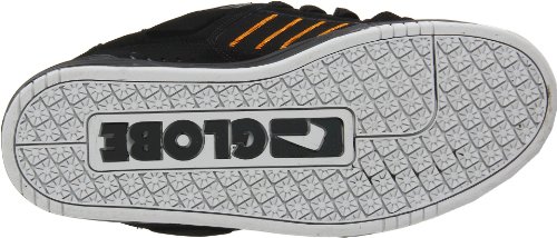 Image of Globe Mens Fusion Skate Shoes, Black /Grey /Tequila, 9.5 D(M) US