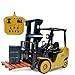AYAOGUO Telecomandata Carrello Elevatore Giocattolo per Bambini, 1:8 Simulation Model Veicolo Giocattolo, 11 Canali Modellano con Telecomando Senza Fili, Edilizia Trattore Giocattoli Auto